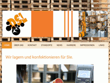 Tablet Screenshot of dslogistics.ch